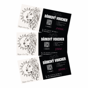 Dárkový voucher na transformační služby – obrazy, tetování, hudební terapie, soul branding