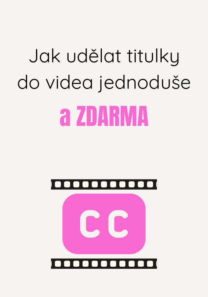 E-book Jak udělat titulky do videa jednoduše a zdarma